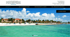 Desktop Screenshot of oceanmayaroyale.com